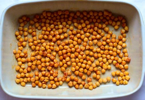 Ready to bake spiced chickpea